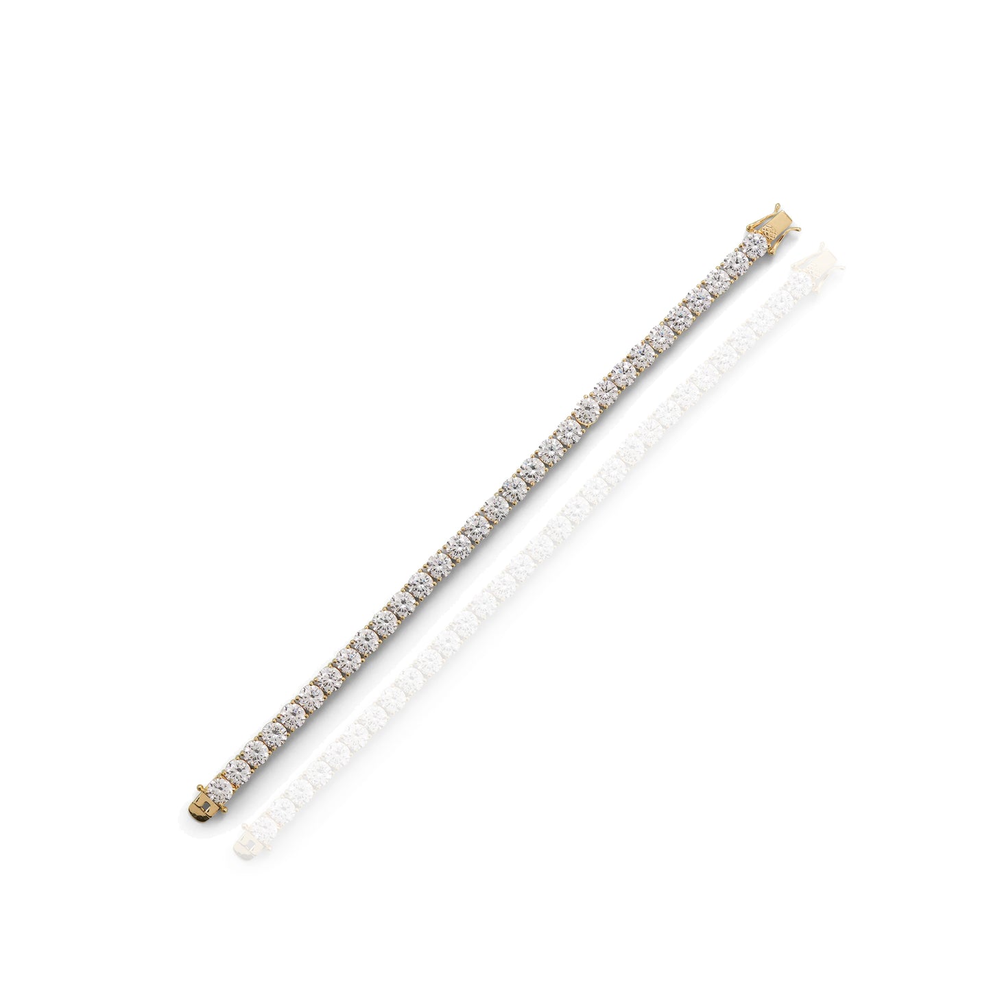 Classic Tennis Bracelet in Gold or Silver