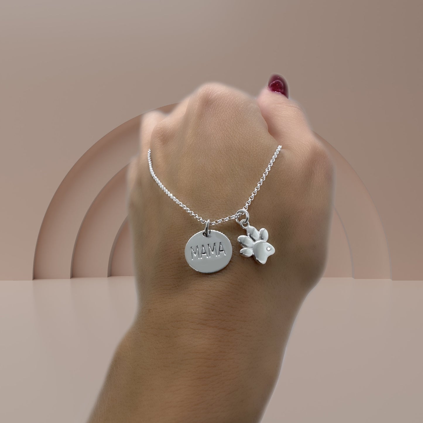 Universal Mama Customizable Charm Necklace