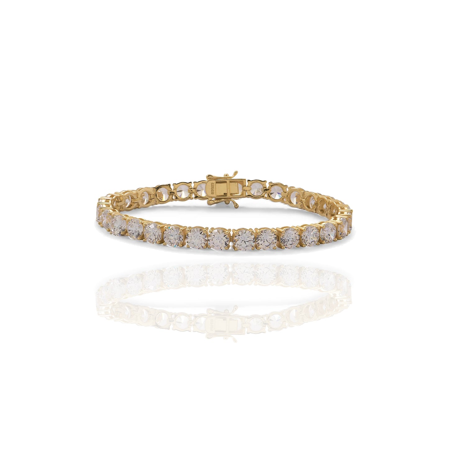 Classic Tennis Bracelet in Gold or Silver