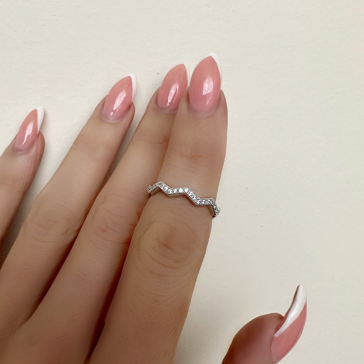 Highs and Lows Pave Ring