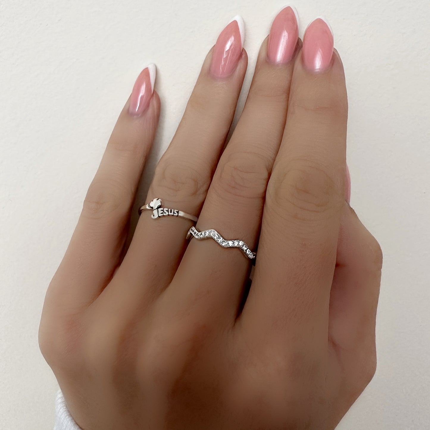 Highs and Lows Pave Ring