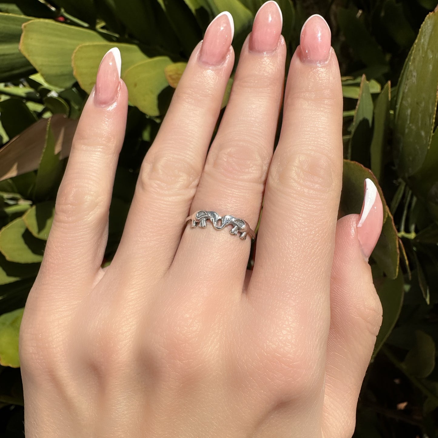 Romantic Elephant Endless Love Ring