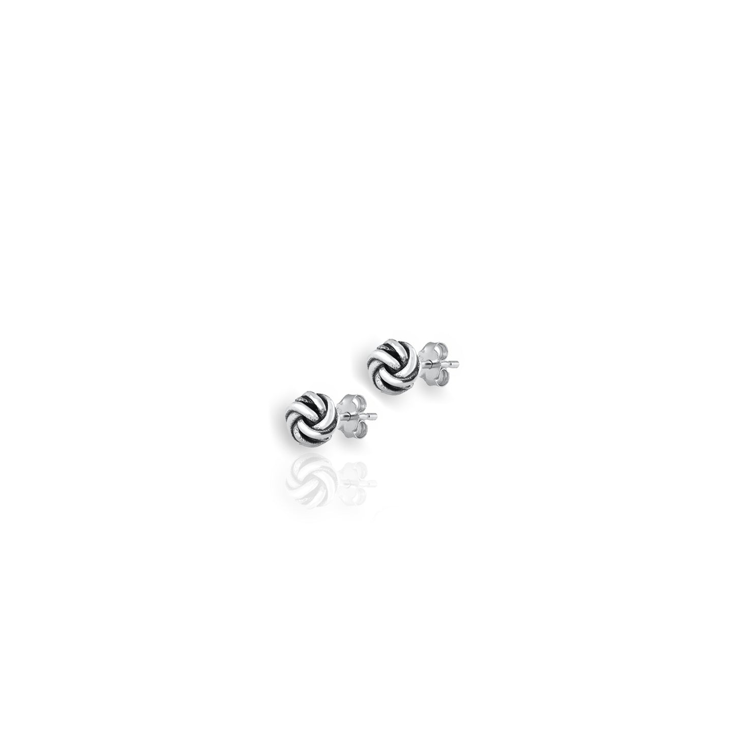 Dainty Love Knot Stud Earrings