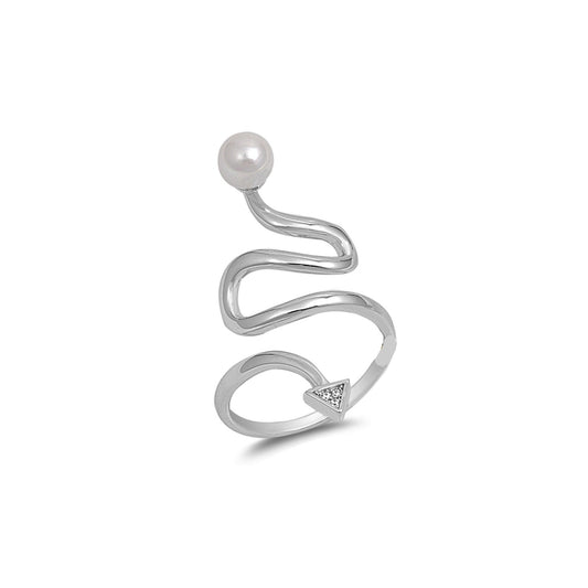 Symbolic Spiral Statement Ring