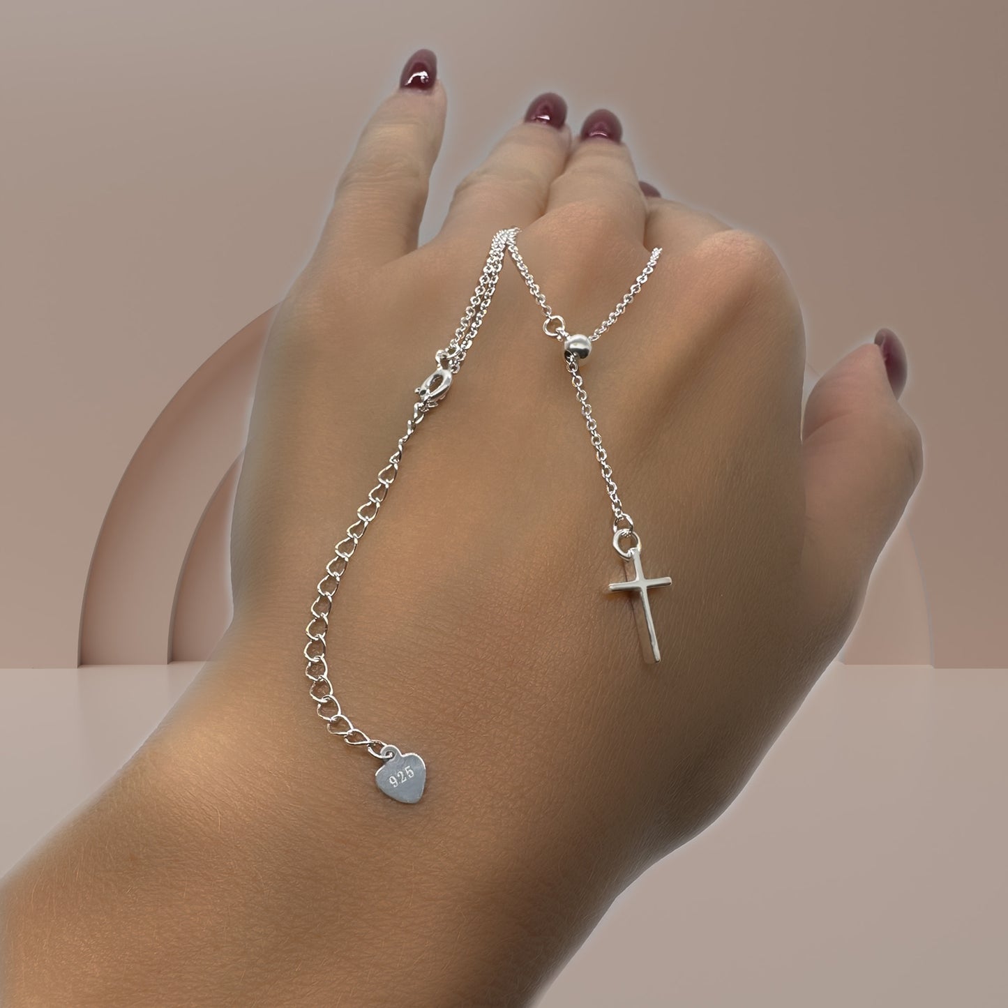 Holy Cross Lariat Necklace