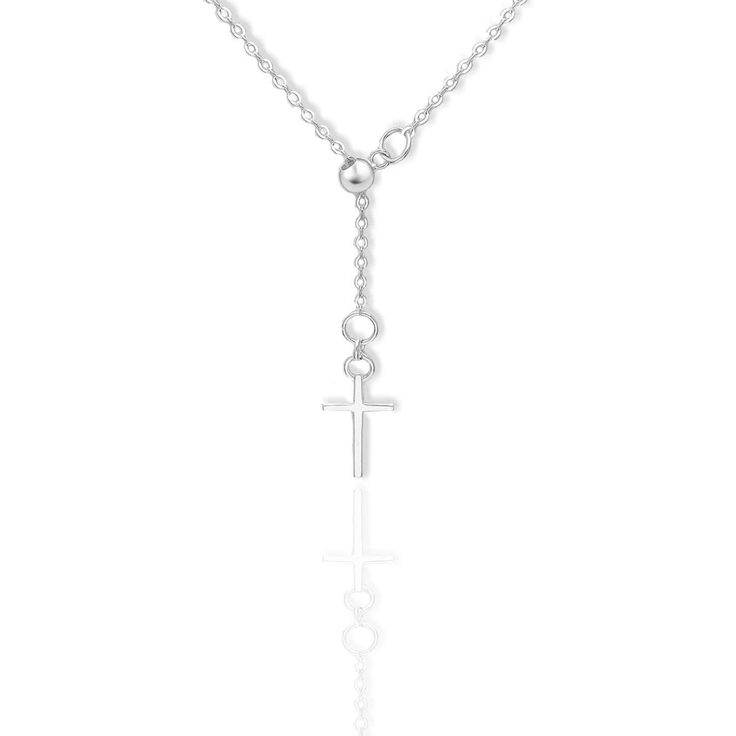 Holy Cross Lariat Necklace