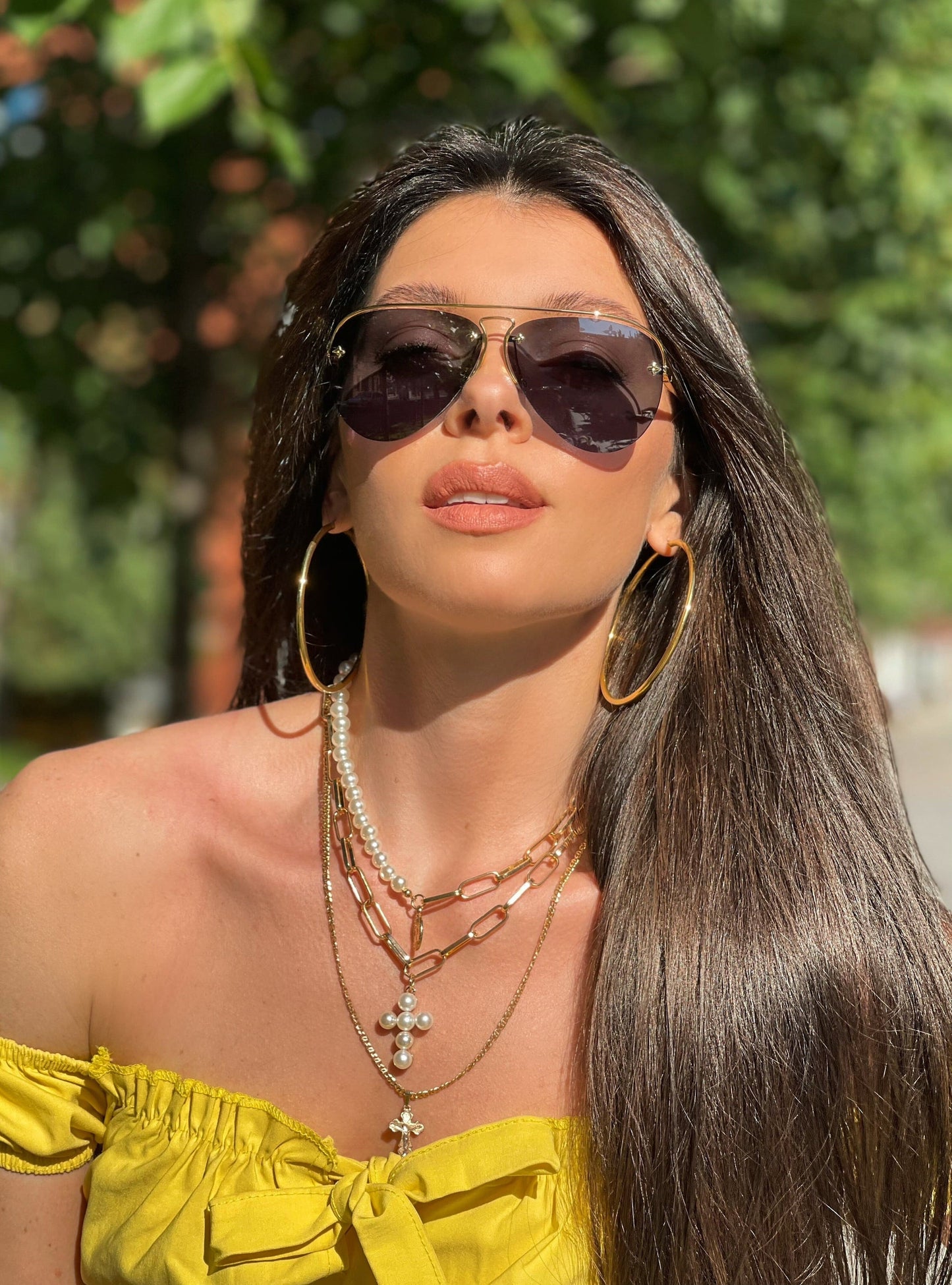 Chunky Gold Necklace Set