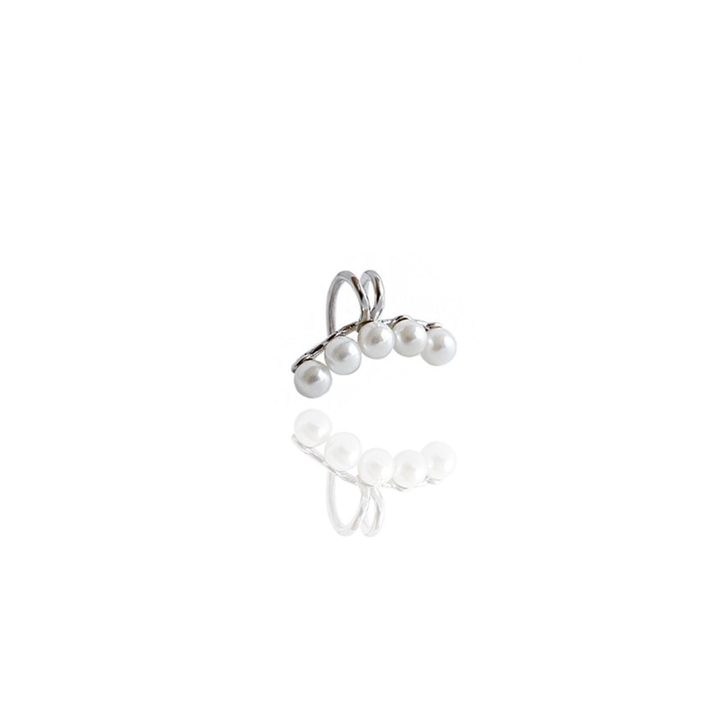 Dainty Pearls Single Ear Cuff