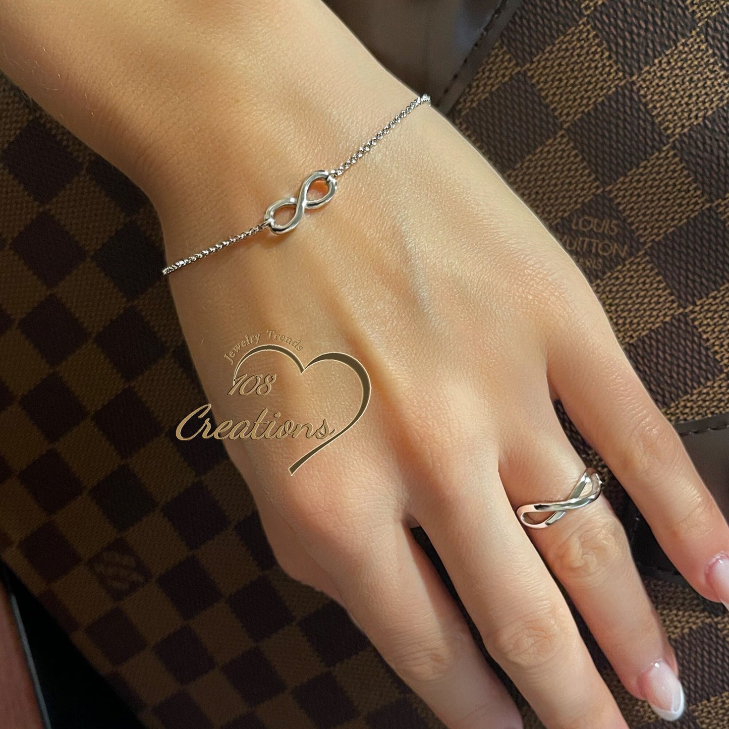 Infinity Set of Bracelet and Ring