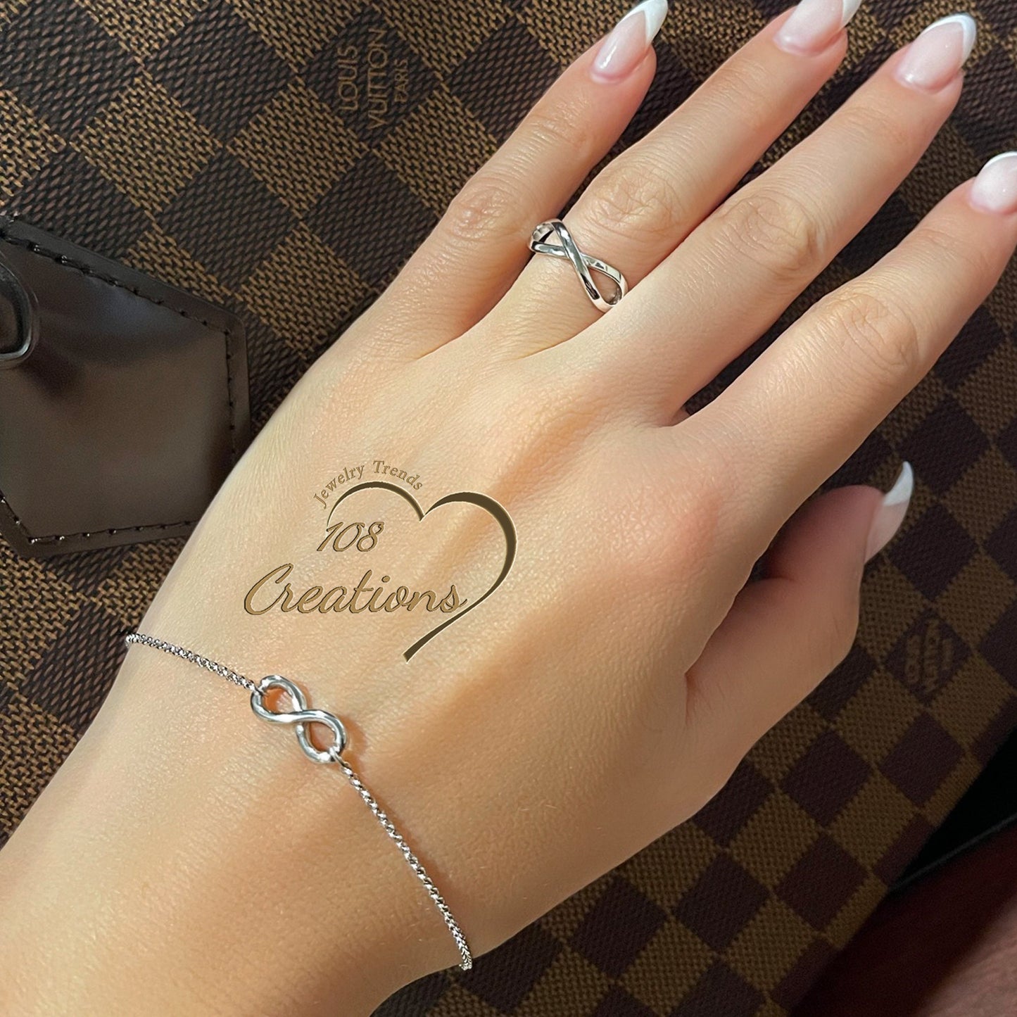 Infinity Set of Bracelet and Ring