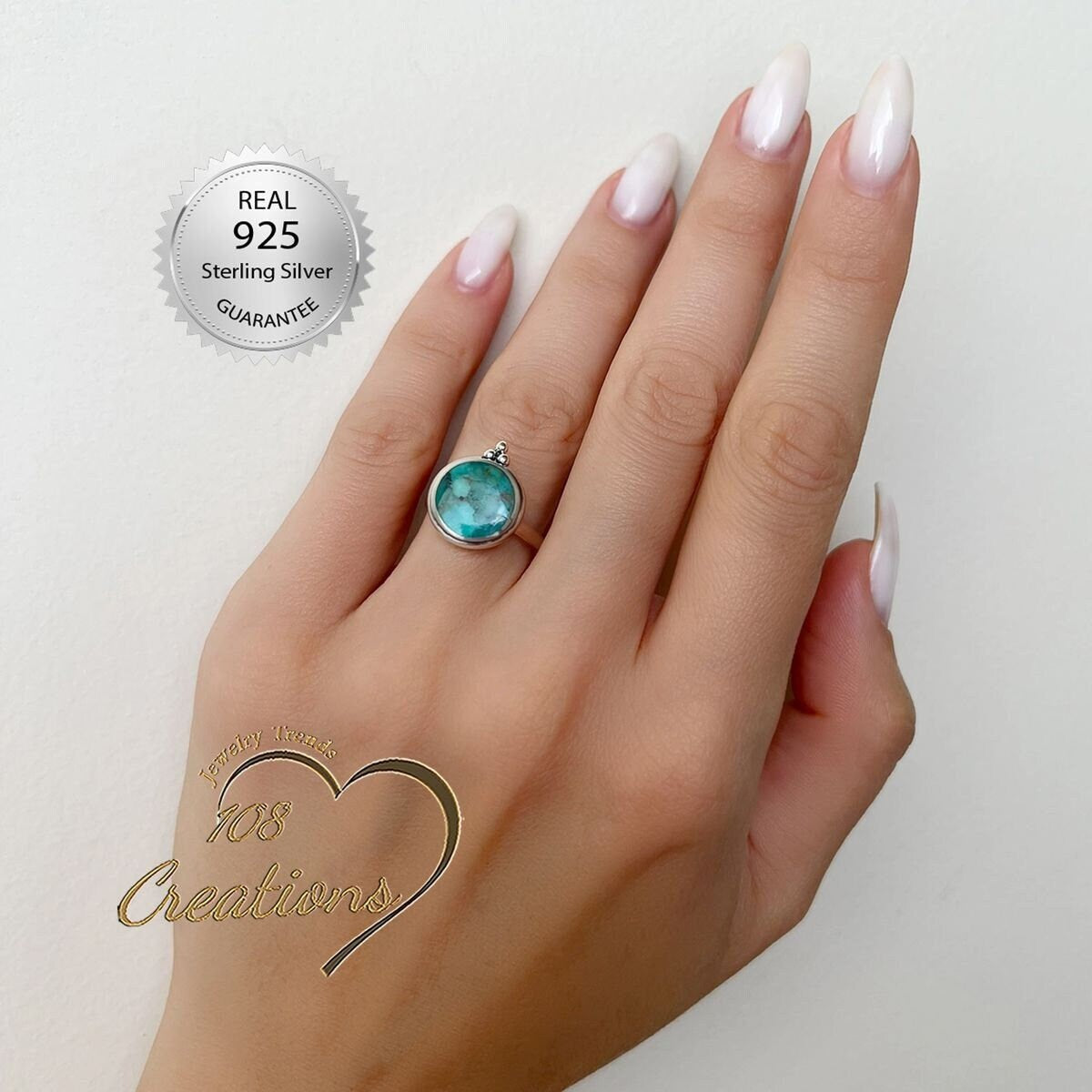 Ever Turquoise Gemstone Ring