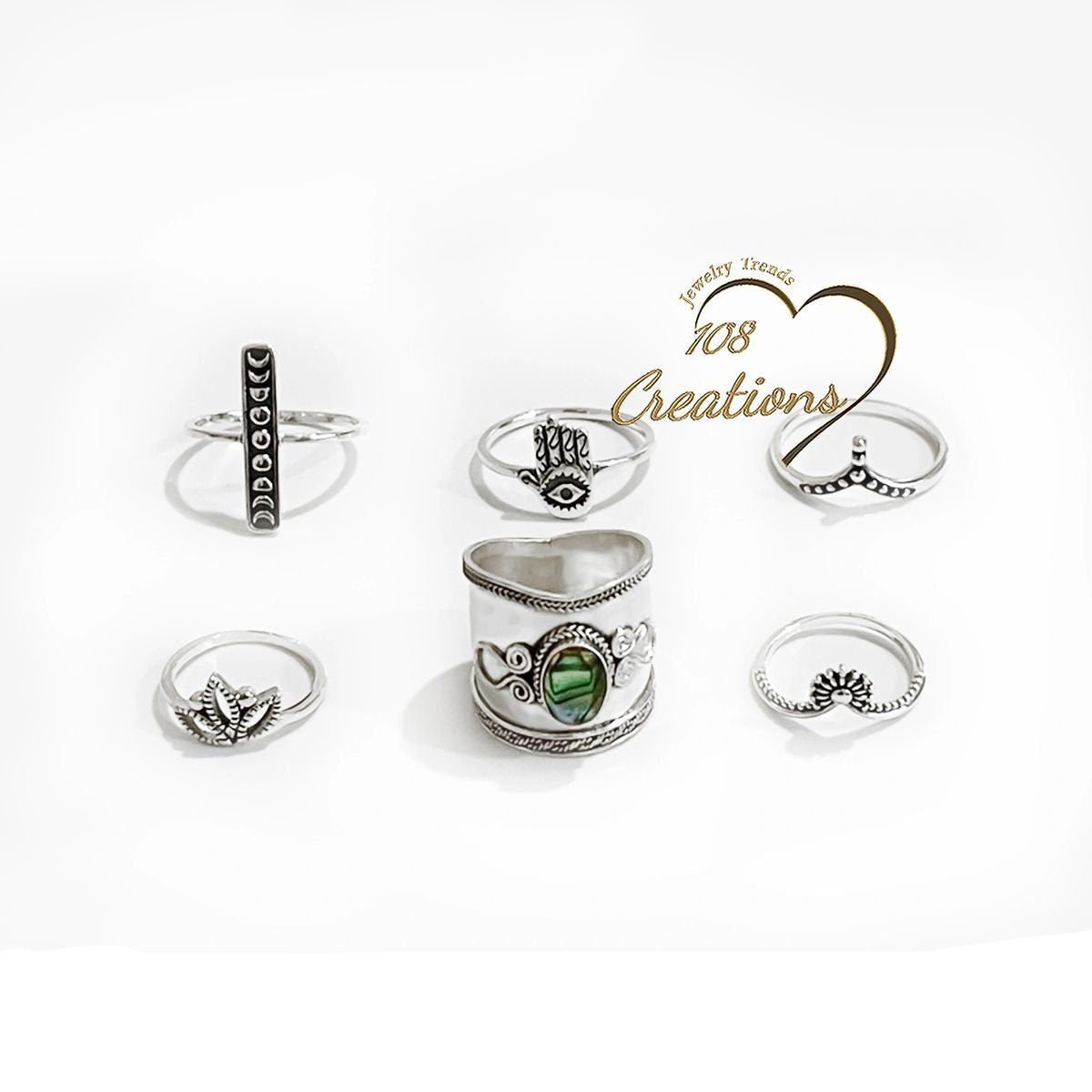 Exclusive Stacking Rings Set