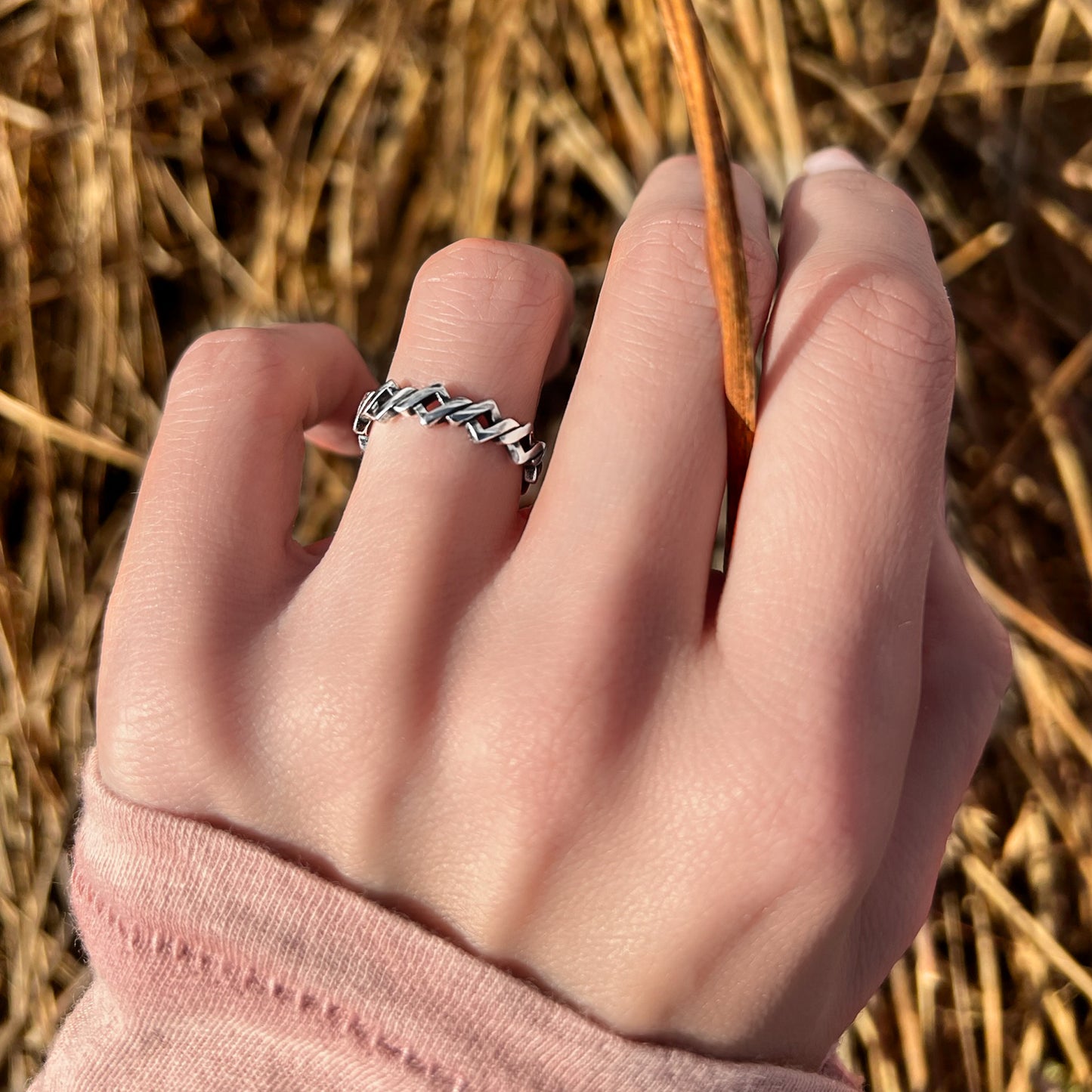 Celtic Knot Band Open Ring